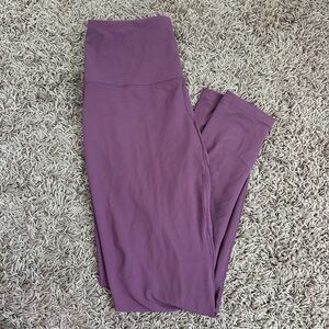 Women’s Mauve Purple High Waist Leggings